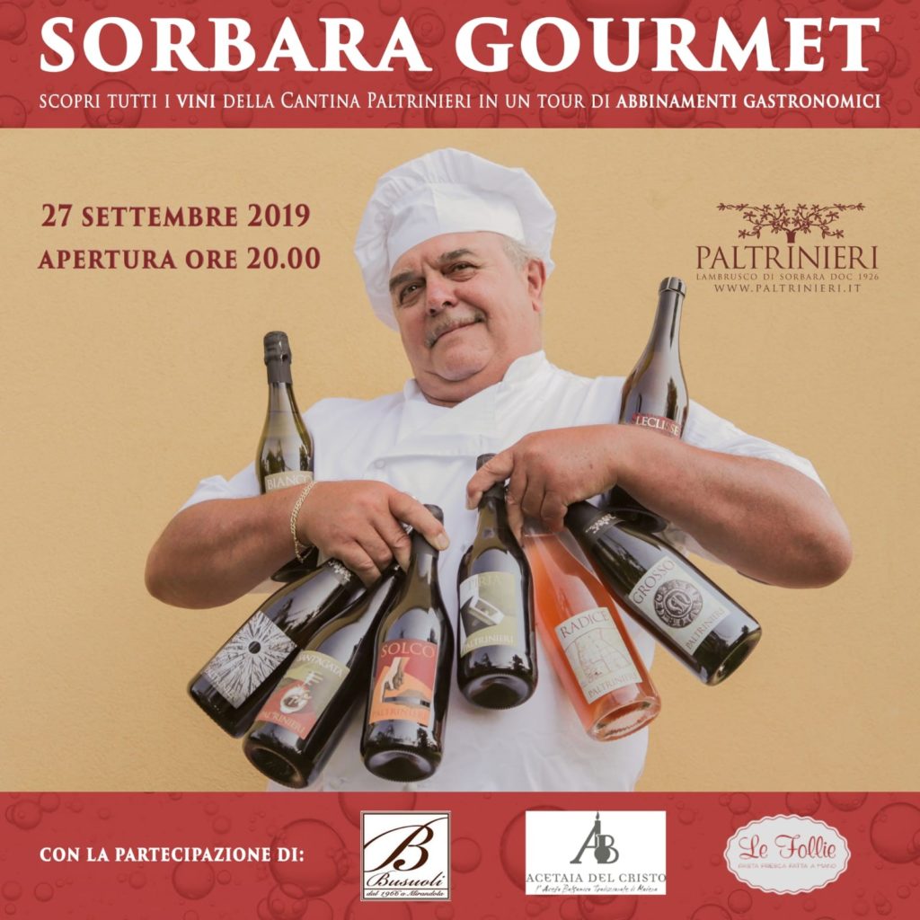 SORBARA GOURMET –  27 SETTEMBRE 2019